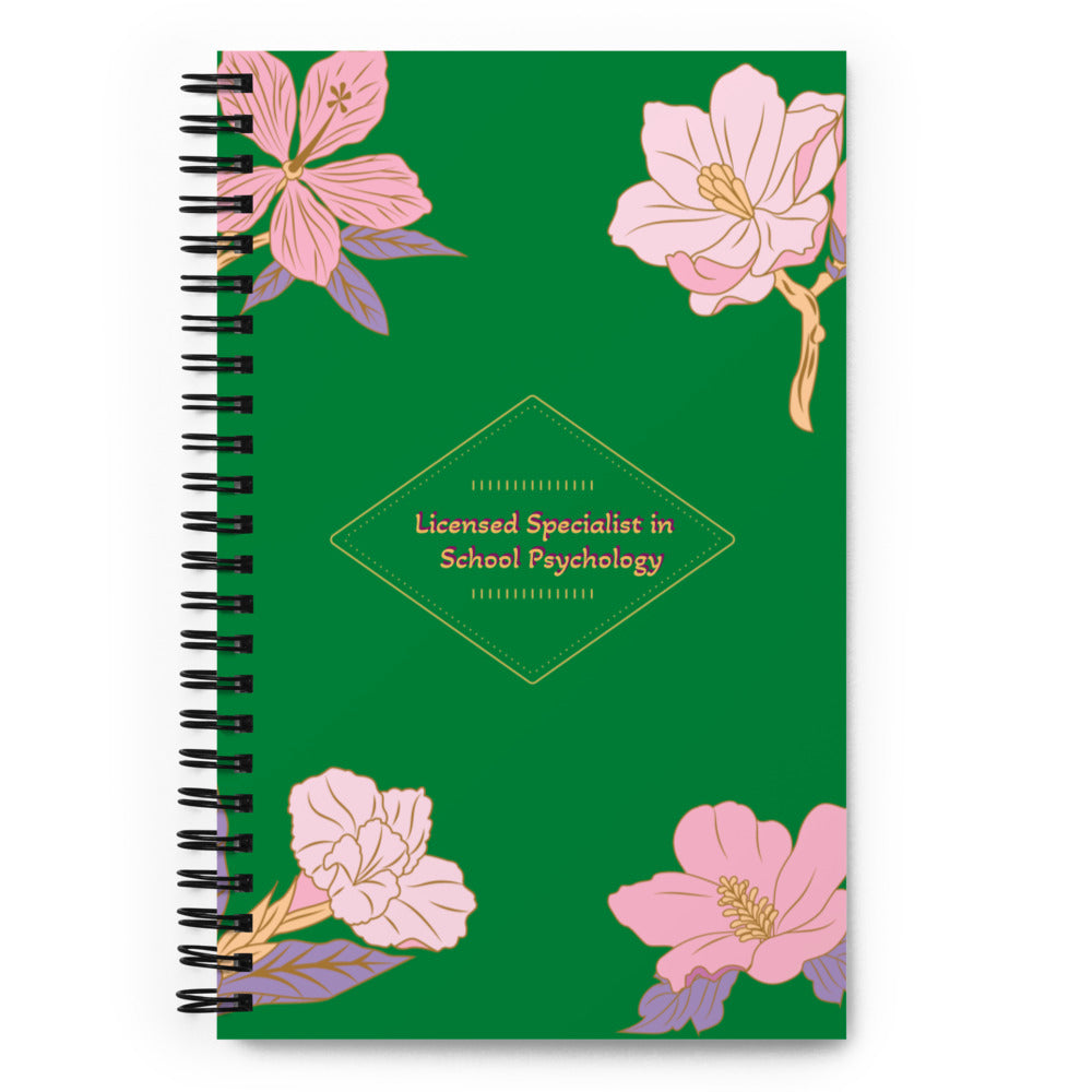 LSSP Flower Spiral notebook