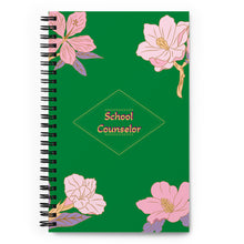 Load image into Gallery viewer, Counselor Flower Spiral notebook
