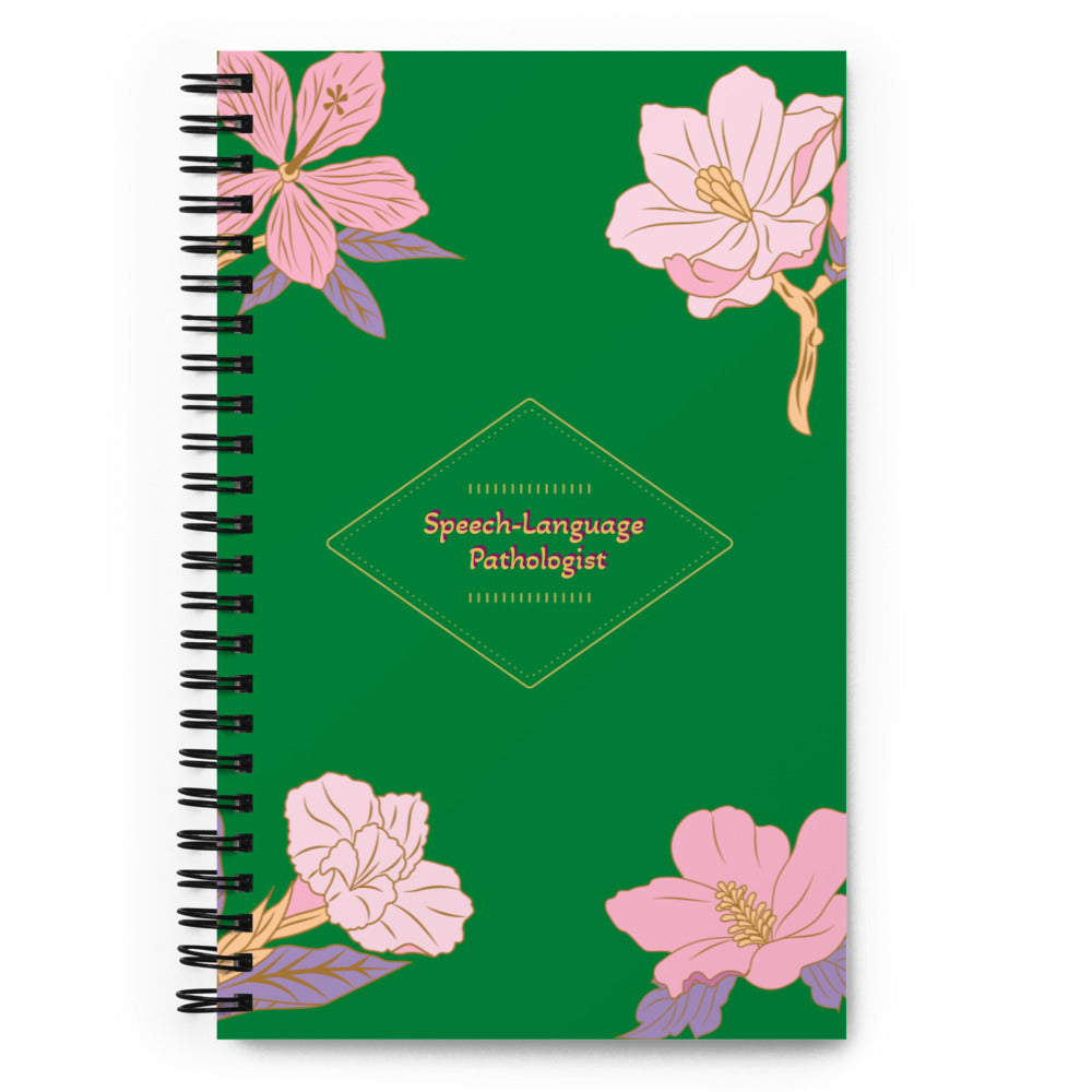 SLP Flower Spiral notebook