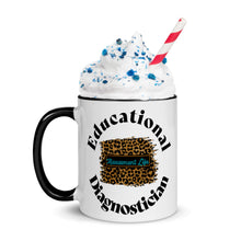 Load image into Gallery viewer, Diag Leopard Mug with Color Inside
